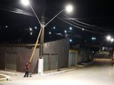 Prefeitura de Branquinha conclui instalação de lâmpadas de LED no centro da cidade