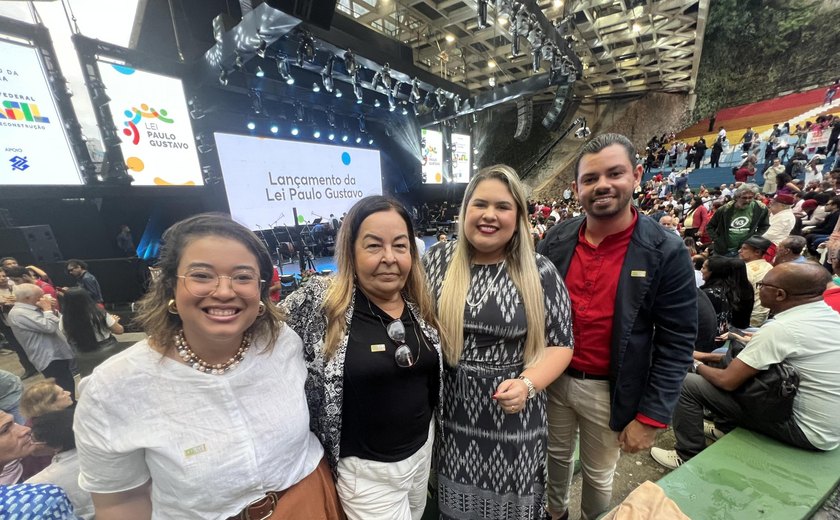 Alagoas participa do lançamento da Lei Paulo Gustavo