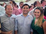 Rodrigo Valença prestigia visita do presidente Jair Bolsonaro em Alagoas