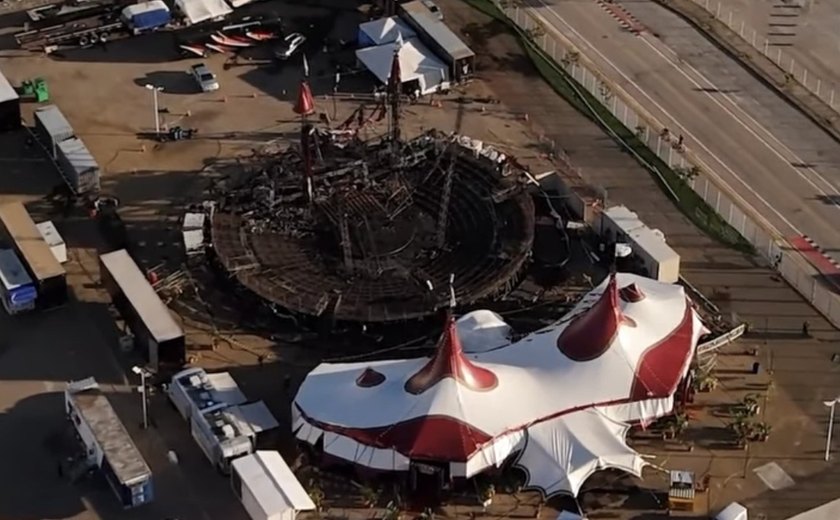 Incêndio no circo de Tirullipa em Natal causa prejuízo de R$ 13 milhões, diz humorista