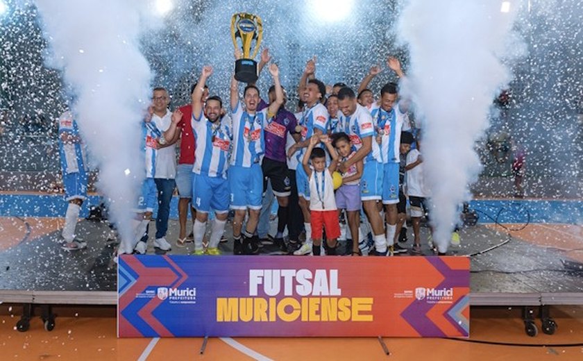 Paysandu leva título do Campeonato Muriciense de Futsal após vitória sobre o Sensatos