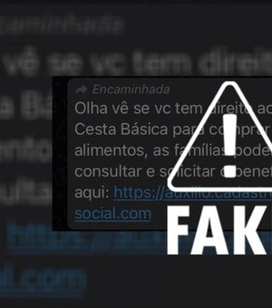 Site para consulta de Auxílio Cesta Básica é Fake