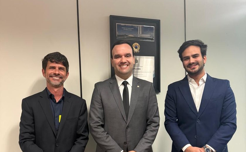 Prefeito Júnior Menezes e secretário Paulo Victor cumprem agenda em Brasília em busca de novos investimentos para União dos Palmares