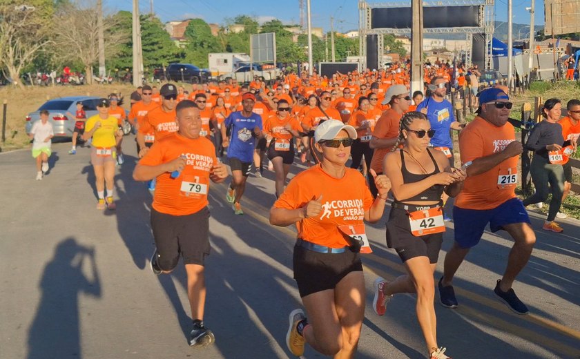Corrida de Verão 2026 movimenta União dos Palmares com esporte e saúde