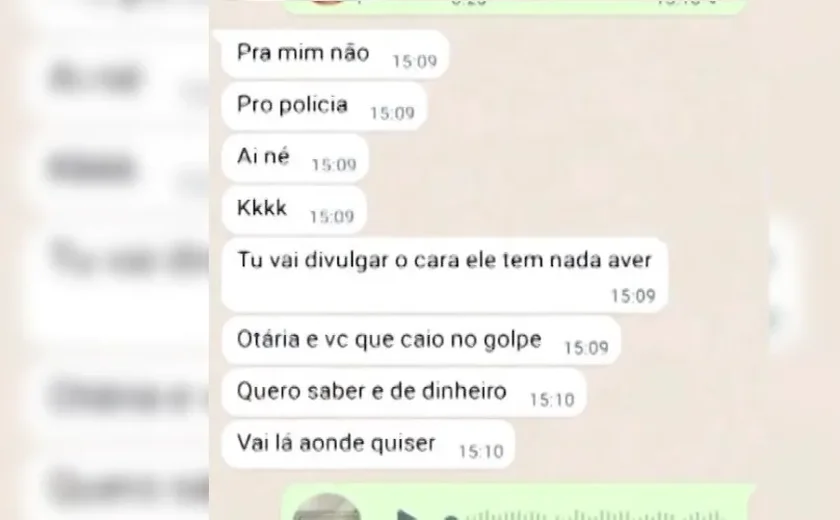 Golpista chama vítima de 'otária' ao tirar R$ 700 em compra de celular