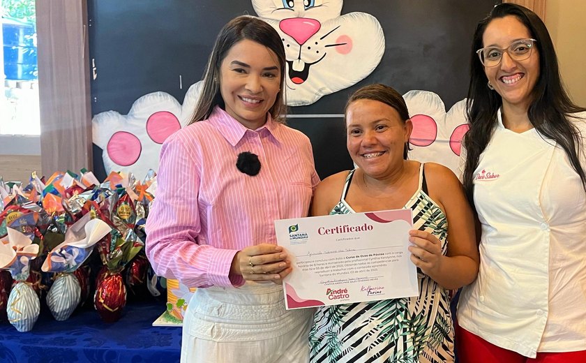 Assistência Social de Santana do Mundaú realiza mais uma edição do curso gratuito de ovos de páscoa