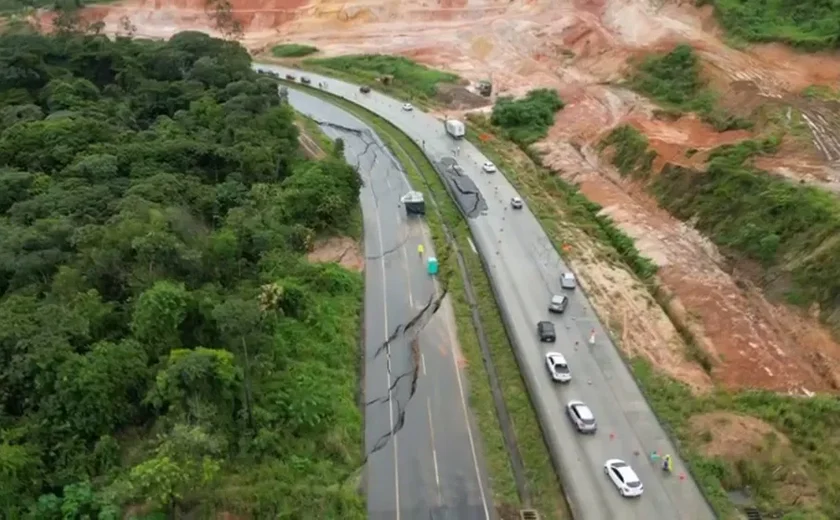 Veja como está situação das rodovias de Alagoas afetadas pelas chuvas