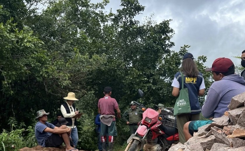 Trabalhadores de pedreiras no sertão de Alagoas vivem em condições analogas a escravidão, diz FPI