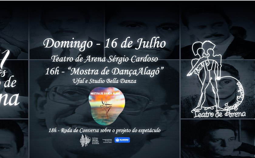 3ª Mostra de Dança Alagô encerra a programação de 51 anos do Teatro de Arena Sérgio Cardoso neste domingo