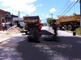 Infraestrutura beneficia mais de 100 vias com intervenções da operação tapa-buraco