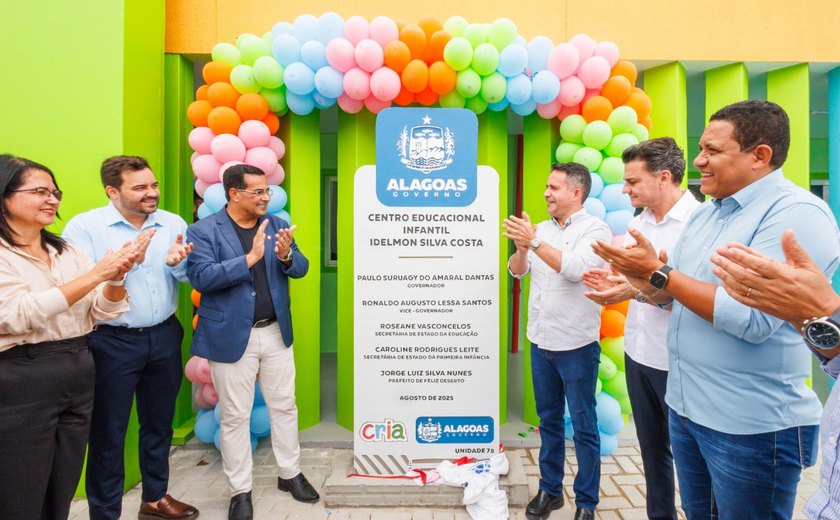 Feliz Deserto recebe novas obras de infraestrutura, lazer e educação entregues por Paulo Dantas