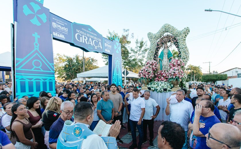 Murici celebra festejos à Nossa Senhora da Graça, padroeira da cidade