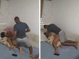 Vídeo: Mulher filma agressão de companheiro e é resgatada pela polícia