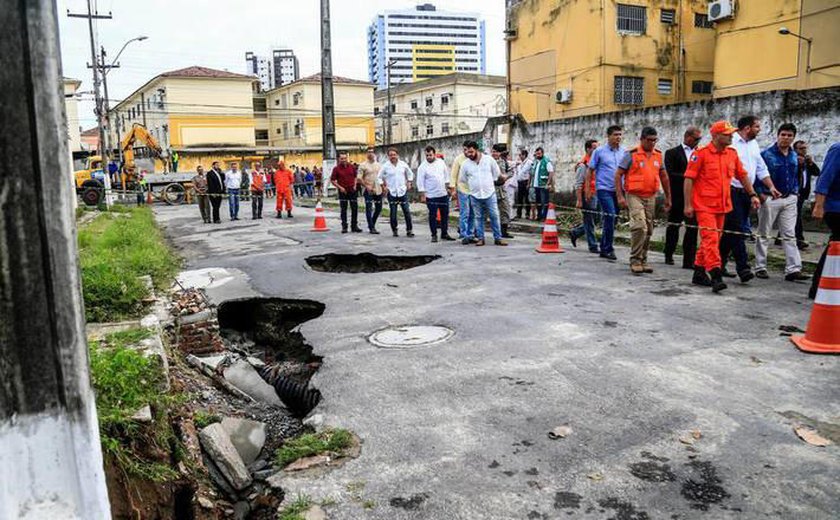 Mutange apresenta risco de colapso, afirma Defesa Civil