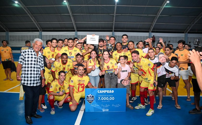 População de São José da Laje lota ginásio na grande final do Campeonato de Futsal