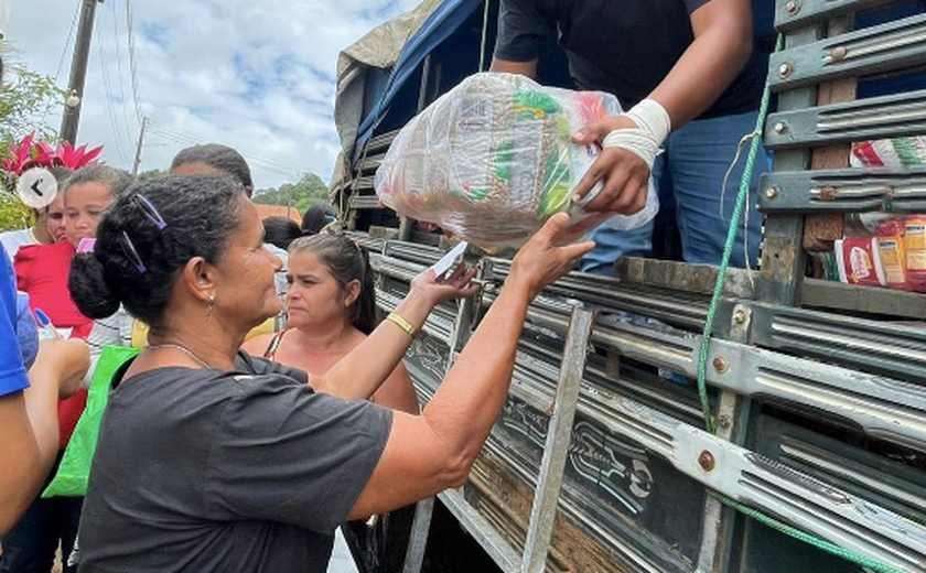 Prefeitura de Branquinha entrega cestas básicas na Zona Rural