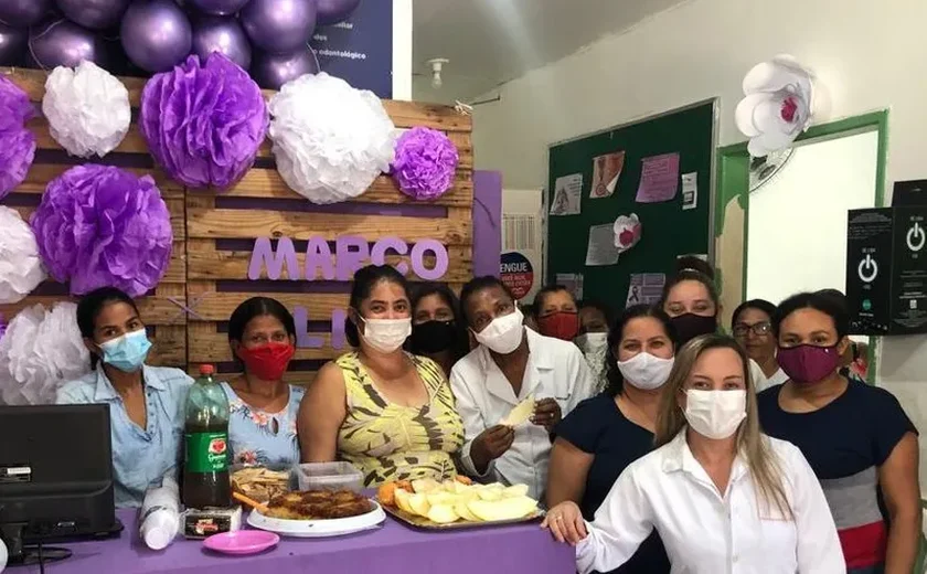 Saúde de Branquinha celebra Março Lilás e Dia Internacional da Mulher