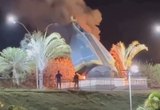 Monumento de Nossa Senhora Aparecida de 10 metros é incendiado em Nerópolis (GO)