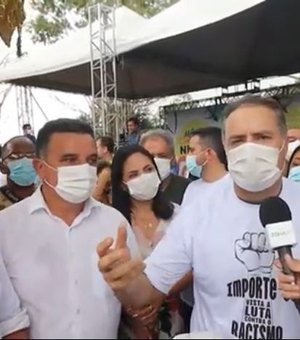 20 DE NOVEMBRO - Vinda do Governador Renan Filho e do Senador Renan Calheiros à Serra da Barriga é marcada por críticas ao Governo Federal e reforço no apoio às causas do movimento negro.