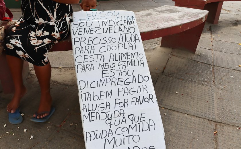 Família imigrante da Venezuela busca abrigo em União dos Palmares