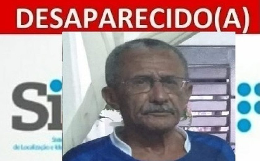 Idoso de 75 anos desaparecido em Maceió é encontrado sem vida