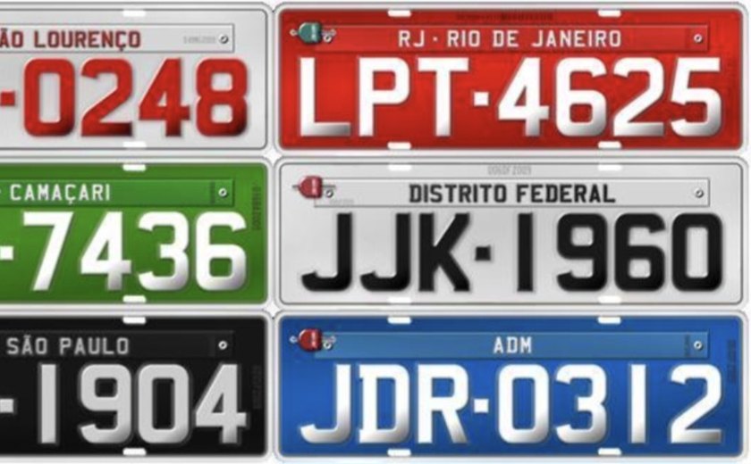 Projeto de Lei propõe mudança nas placas de veículos