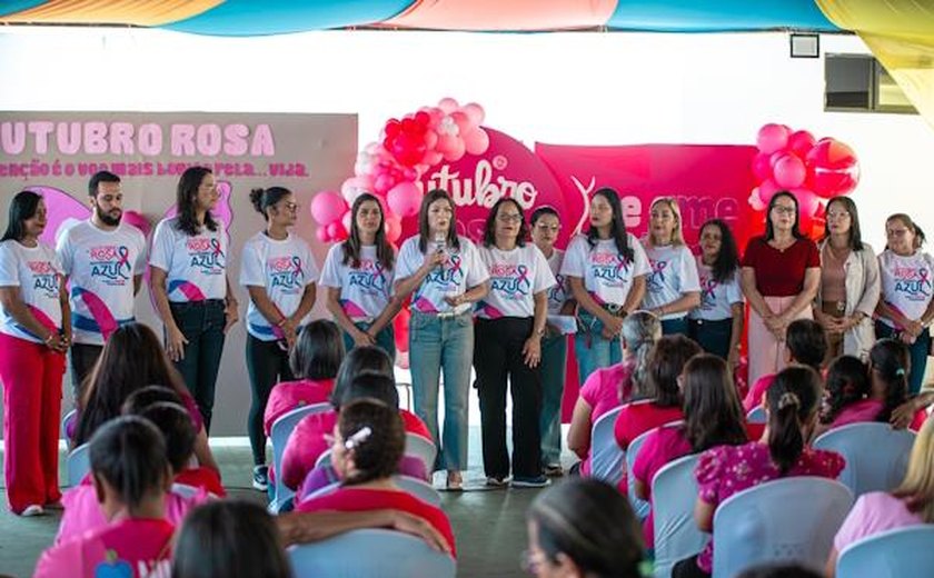 Outubro Rosa: SMS e SEMAS de Murici ofertam exames de prevenção e cuidados com a saúde da mulher