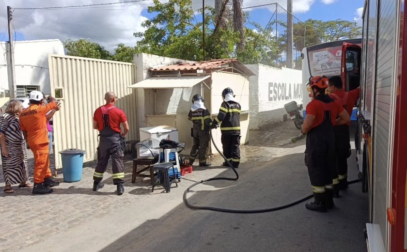 Incêndio destrói barraca de lanches em União dos Palmares