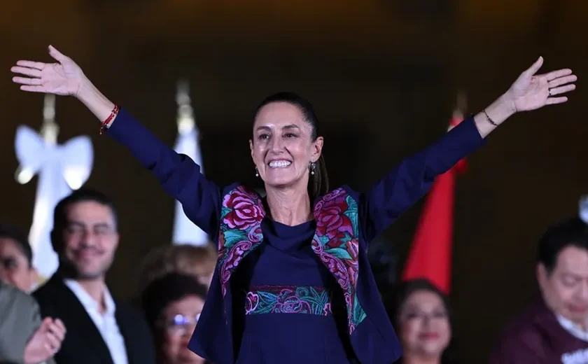 Claudia Sheinbaum é eleita a primeira mulher presidenta no México