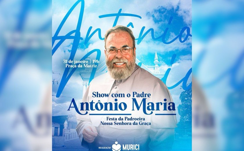 Padre Antônio Maria é confirmado na Festa da Padroeira de Murici