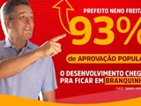 Administração do prefeito Neno Freitas tem 93% de aprovação, aponta pesquisa IBRAPE