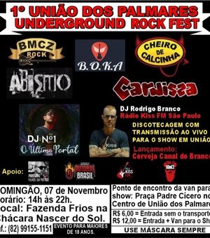 1º União dos Palmares Underground Rock Fest