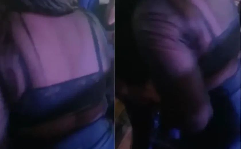 Mulher é gravada fazendo sexo oral com garçom em meio a bar