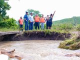 Mais duas comunidades ficam ilhadas em Palmeira dos Índios por causa das fortes chuvas