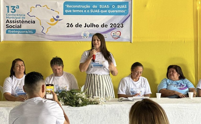 Prefeitura de Ibateguara promove 13ª Conferência de Assistência Social