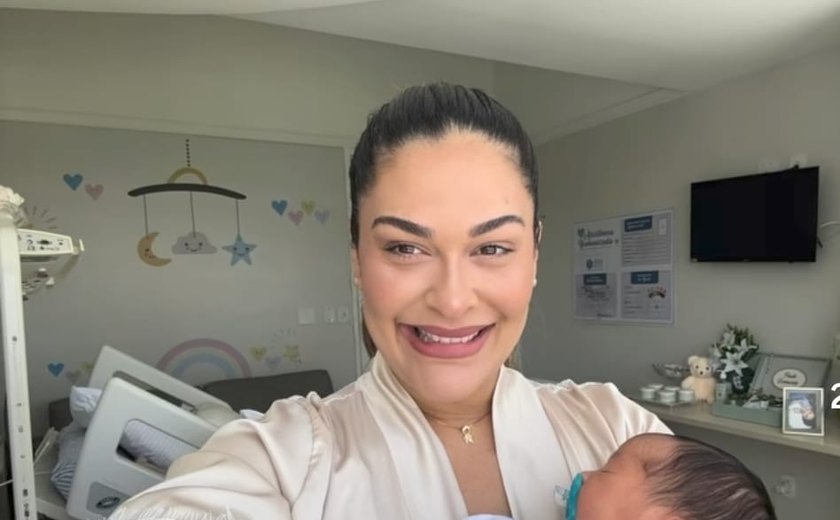 Prefeita de São José da Laje atualiza população sobre a chegada do seu filho