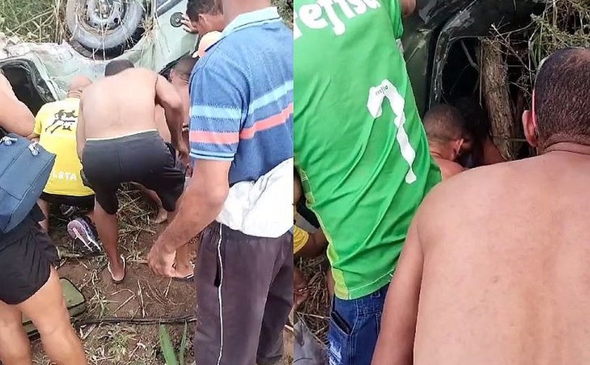 Acidente com carros deixa dois mortos e dois feridos em Marechal Deodoro