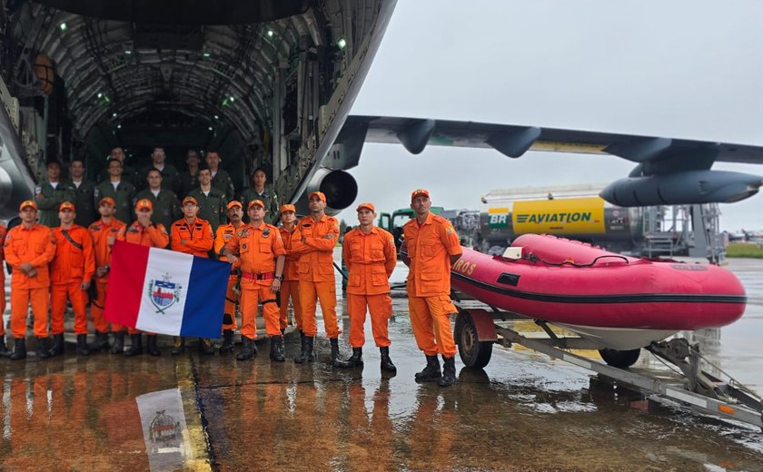 Governo de Alagoas envia mais bombeiros militares ao Rio Grande Sul