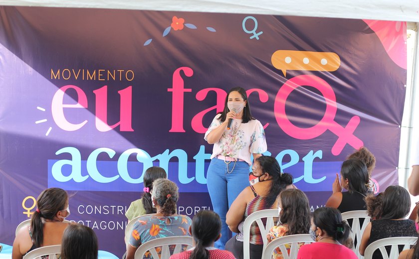 Primeira-Dama de União dos Palmares lidera movimento de empoderamento feminino nas comunidades