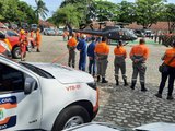 Defesa Civil coordena simulado nos bairros atingidos pelo afundamento do solo