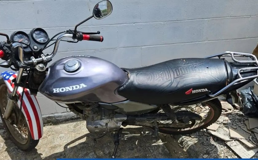 2º BPM de União dos Palmares recupera moto roubada em Murici