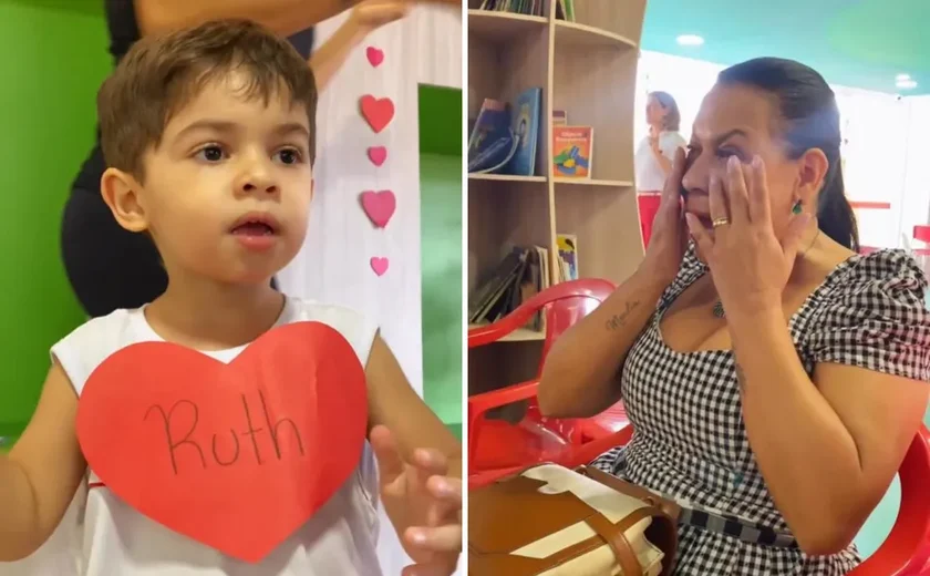 Filho de Marília Mendonça emociona a avó durante apresentação do Dia das Mães