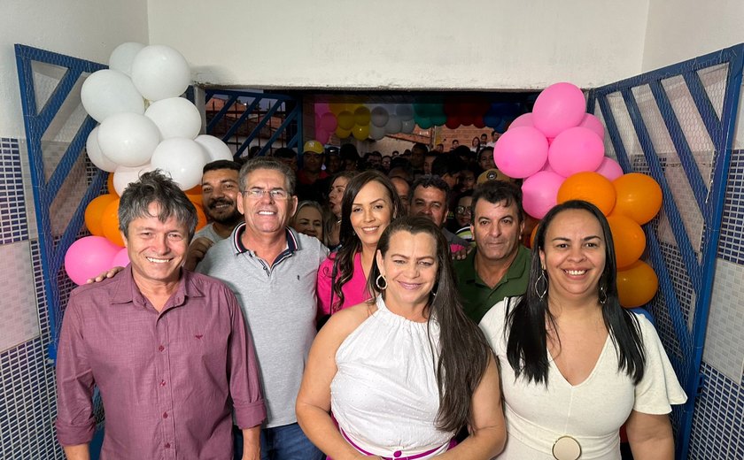 Geo Cruz celebra inauguração de creche em Ibateguara com recurso próprio da prefeitura