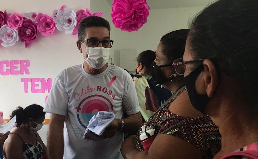 Saúde de Branquinha promove ação de encerramento da Campanha Outubro Rosa