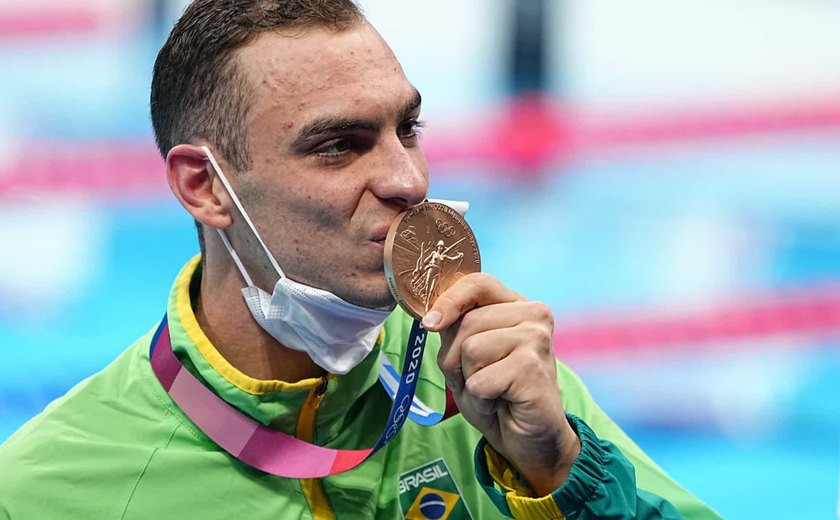 Brasil conquista medalha de bronze na natação