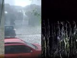 Tempestade de granizo destrói carros e telhados em Mato Grosso do Sul