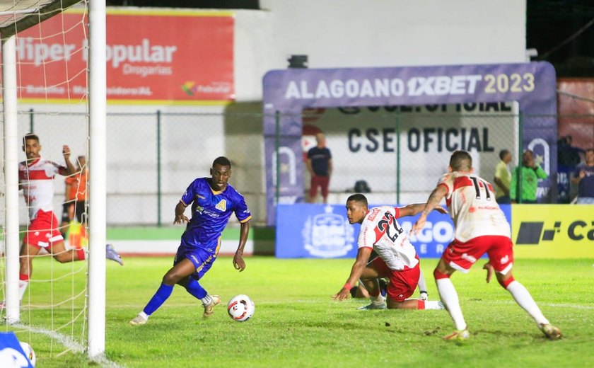 CRB vence o Aliança e assume a liderança isolada do Alagoano: 3 a 1