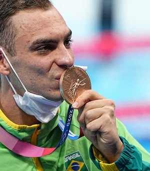 Brasil conquista medalha de bronze na natação