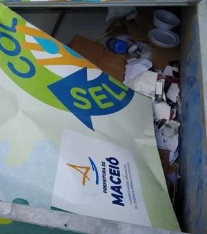 Vandalismo em Pontos de Entrega Voluntária gera prejuízo aos cofres públicos da Prefeitura de Maceió