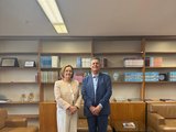 Geo Cruz visita ministra Marlúce Caldas durante agenda institucional em Brasília